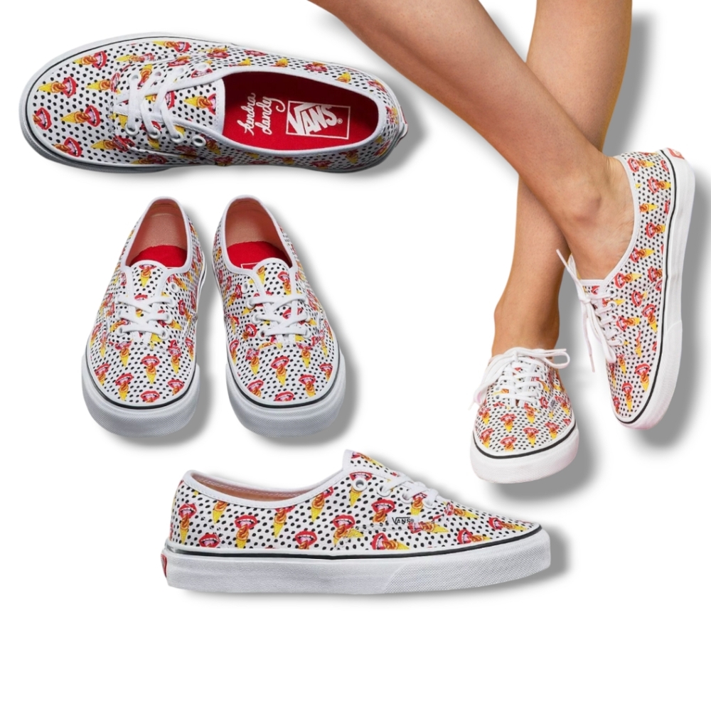 VANS X KENDRA DANDY I Scream For Ice Cream Canvas Sneakers /Limited Edition